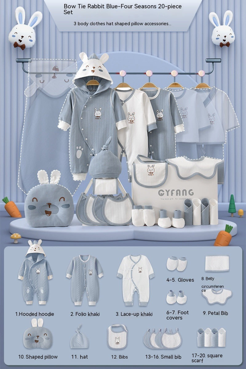Baby Fashion Simple Newborn Cotton Gift Set