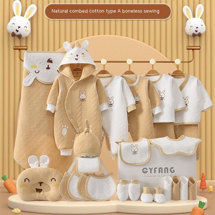 Baby Fashion Simple Newborn Cotton Gift Set